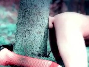 Preview 3 of Wild Pussy Double Fuck n the forest