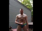 Preview 6 of My Cock In and Out of AC Underwear