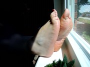 Preview 5 of Jerk off foot tease