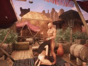 Preview 1 of Conan Exiles | Having Sex With Don (my first tribute)