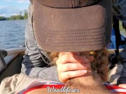 Preview 6 of She wanted to give me a blowjob in the canoe!