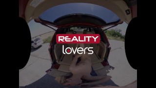 Redhead MILF Footjob in VR