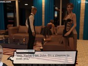 Preview 1 of Pandora's Box #16: Two lesbian swingers having fun with a strap-on (HD gameplay)