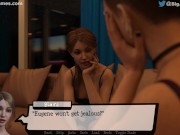 Preview 6 of Pandora's Box #16: Two lesbian swingers having fun with a strap-on (HD gameplay)