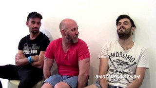 Silver Daddy Hunks have a Hot Raw Fuck Session.