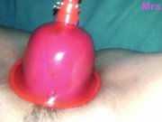 Preview 3 of Playing With a Pussy Pump My Cunt Was So Wet and Sensitive When I Was Masturbating and Cumming