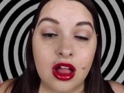 Preview 1 of Mind Fucking Lipnonsis - Red Lipstick Fetish & Mesmerize Mind Control JOI - PREVIEW - Sydney Screams