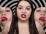 Preview 4 of Mind Fucking Lipnonsis - Red Lipstick Fetish & Mesmerize Mind Control JOI - PREVIEW - Sydney Screams