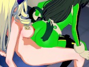 Preview 3 of My Hero Academia - Futa Mt. Lady X Froppy 3D Hentai