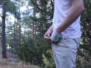 Preview 1 of Risky jerk-off in a park. Massive POV cumshot | Johann Wood