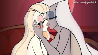 LOONA and CHARLIE from HAZBIN HOTEL have LESBIAN SEX