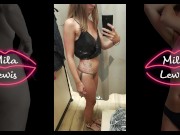 Preview 3 of My Try On In Public Changing Room Video Gallery