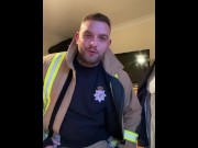 Preview 1 of Naughty straight fireman in uniform