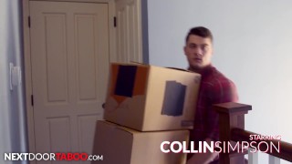 Collin Simpson Catches New stepbrother Using His Dildo - NextDoorTaboo
