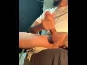 Preview 6 of huge cum spray spraying cum all in ur face n mouth 9 inch black latino dick