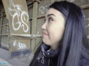 Preview 6 of Public Agent Asian Alina Crystall fucked in abandoned building