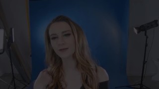 Trans Lesbian Blowjob - Jessica Bloom Deepthroats Unicorn Feets Girlcock for a Facial