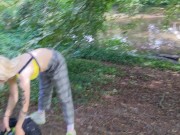 Preview 2 of Outdoor sex in the park, we just cant stop fucking