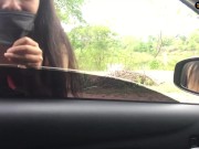 Preview 2 of Thai Story SEX Public Blowjob In Car HE CUMS IN MY MOUTH