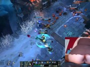 Preview 5 of I show my stretched butthole while I play League of Legends #17 Luna