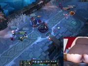 Preview 6 of I show my stretched butthole while I play League of Legends #17 Luna