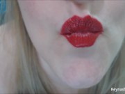 Preview 2 of Glossy and Gummy PREVIEW - Reyna Mae - BBW Mouth Fetish Gummy Vore Giantess Fantasy Shiny Lips POV