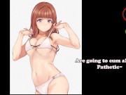 Preview 2 of HENTAI JOI - You worship feet and ass (Breathplay, SPH, Femdom, Optional CEI, Ruin orgasm, cumTwice
