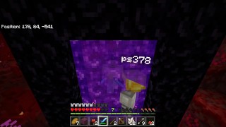 Minecraft with the boys ep17 - portal penetration party