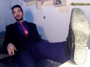 Preview 1 of Office Worker Rio Shows Off His Feet