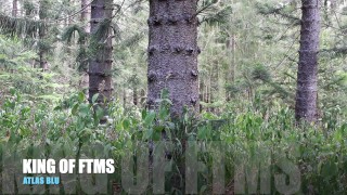 HD: Risky jerk off in FOREST- FTM Transman cums in the woods.. (NOT CAUGHT)