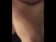Preview 2 of GIRL WITH BIG TITTIES GETS FINGER FUCKED BY HER DADDY