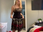 Preview 1 of Sexy Blonde Changes Clothes
