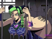 Preview 3 of Jolyne Cujoh Gets Her Thicc Ass Interrogated (Jojo's Bizarre Adventure Commission)