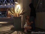 Preview 2 of Teen slut sucks and fucks stranger - cumshot on face -Brixton Hale