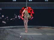 Preview 1 of MMD R18 Sexy nude Lily - Snapping 1105