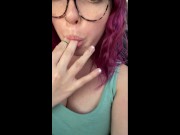 Preview 1 of Naughty Slut Masturbates in Busy Walmart Parking Lot & Orgasms