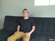 Preview 1 of NextDoorCasting - Horny 18 Year Old Ginger Teen's Jerk Off Audition