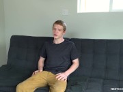Preview 2 of NextDoorCasting - Horny 18 Year Old Ginger Teen's Jerk Off Audition