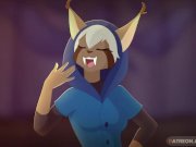 Preview 3 of Cat Fight [Furry Animation]
