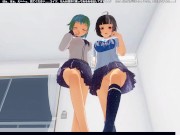Preview 3 of 3D HENTAI POV Earth-chan and Moon-chan give you a blowjob