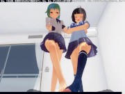 Preview 5 of 3D HENTAI POV Earth-chan and Moon-chan give you a blowjob