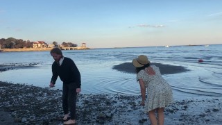 Amateur Couple Does It In the Sand (It Being Finding Cool Smooth Rocks)