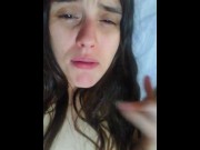 Preview 6 of Hairy Pussy Camgirl Slut Loves ANAL FART DIRTY TALK! She Goes ASS TO MOUTH After Anus Finger Fucking