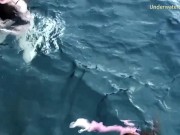 Preview 4 of Underwater swimming girls on Tenerife