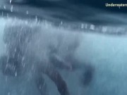 Preview 5 of Underwater swimming girls on Tenerife