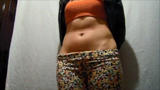BP sexy belly push stomach penetrated abs fuck sexy girl bare belly hot ass Fantasy of Paula