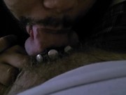 Preview 3 of Daddy's First Blowjob - Feeding One Of My Dude's some Nutt Cum Blowjob