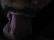 Preview 4 of Daddy's First Blowjob - Feeding One Of My Dude's some Nutt Cum Blowjob