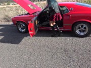 Preview 1 of 69 Mustang Cobra Revvgasm@  Pedal Pumping Fetish