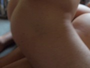 Preview 3 of Sliding dick between her fat ass cheeks to make me cum